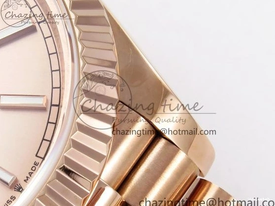 President Date JDF Stick Dial on V3 Steel 904L Bracelet Weight) RG Day (Gain 40 RG VR3255 0116